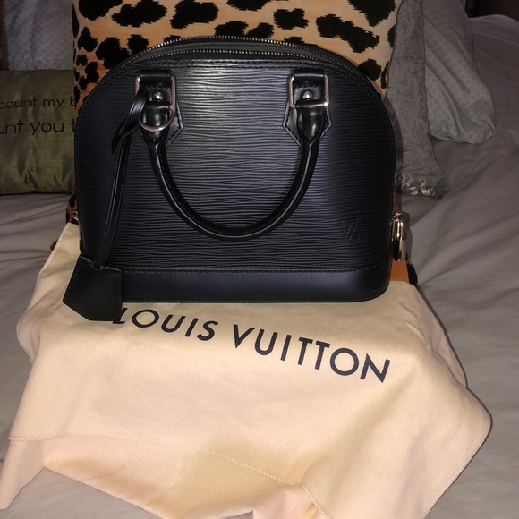Louis Vuitton Handbags - Louis Vuitton Epi Noir Alma BB (2017)